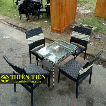 Bộ Bàn Ghế Mây Nhỏ